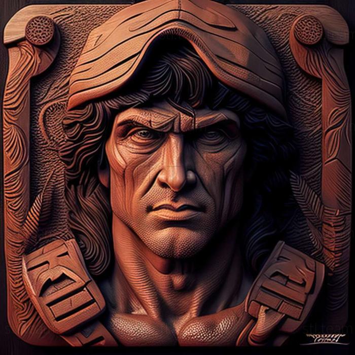 3D model Rambo 3 game (STL)